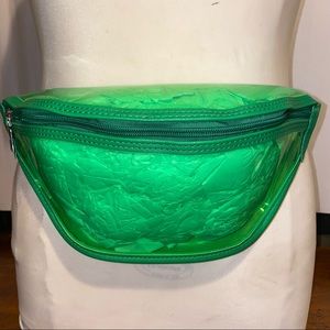 Green see-through Fannypack